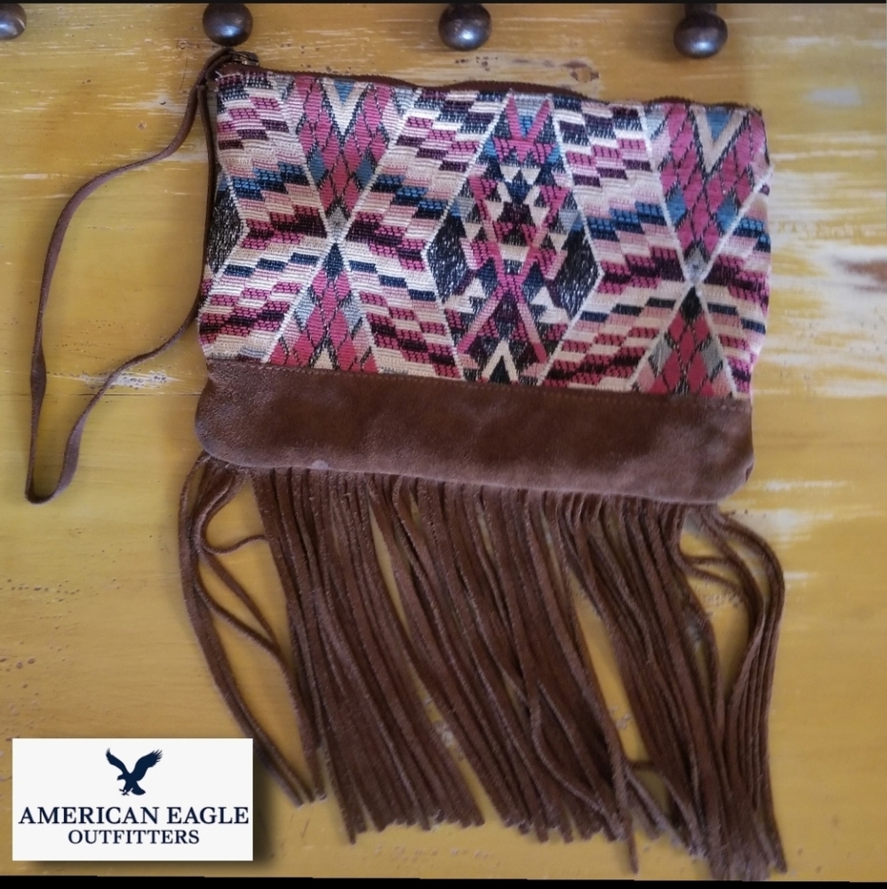 American Eagle Outfitters Fringe Wristlet